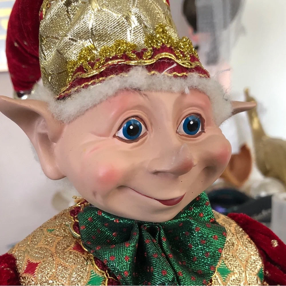 Hobby Lobby Christmas Pixie Elf Poseable Shelf Sitter 21”